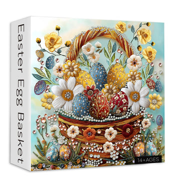 Cesta de huevo de Pascua rompecabezas 1000 piezas